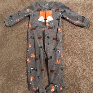 6-9 month fox footed sleeper